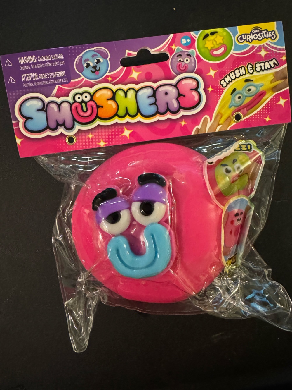 Orb Smushers Bright Pink Squishy- new version